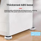 Furniture roller slider under cabinet corner with white base and black trim