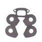 Gray sound isolation cotton ring with mounting holes for vacuum cyclone seal