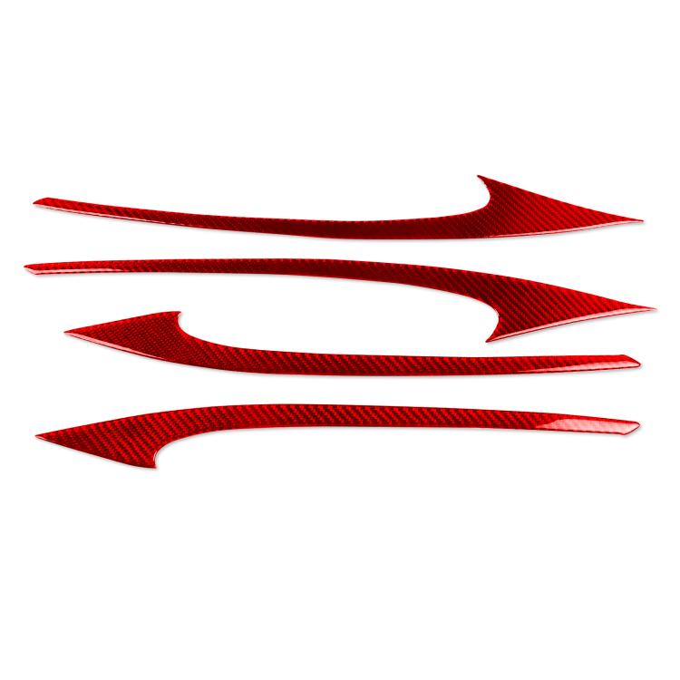 For 2022-2025 BYD Seal 4pcs /Set Car Door Panel Triangular Stickers