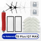 Robot vacuum replacement parts set: side brushes, filters, mop pads, and main roller