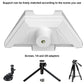 For Starlink Mini S2027 Equipment Bracket Fixed Base, White, Black
