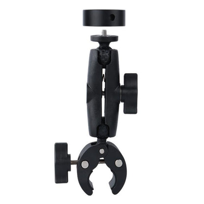 Heavy-duty black clamp bracket adapter with locking ring and side mount