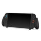 Black grip case with display window and right-side face button controls