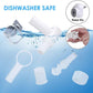 Pasta maker attachment dishwasher-safe with drying cover and water splash