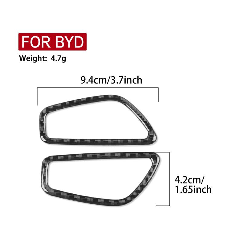 For 2022-2025 BYD Seal 2pcs /Set Instrument Panel Left And Right Air Vent Stickers