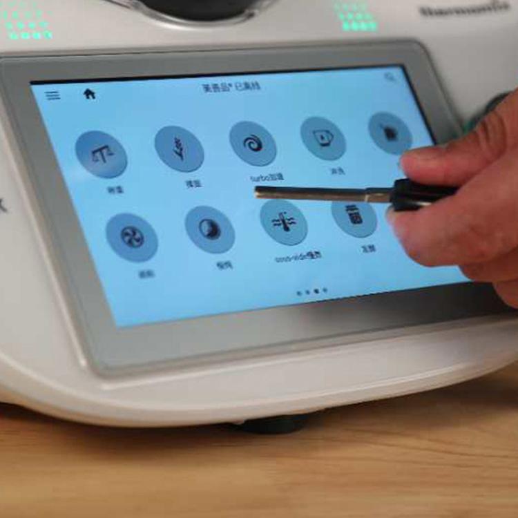 Thermomix TM7 tempered glass screen protector fitted over touch display