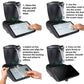 Thermomix TM7 screen protector installation kit with wipes and placement steps