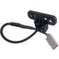 Parking assist camera bracket with cable and gray plug connector