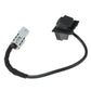 Reversing parking assist camera cable with two connectors, black and light gray
