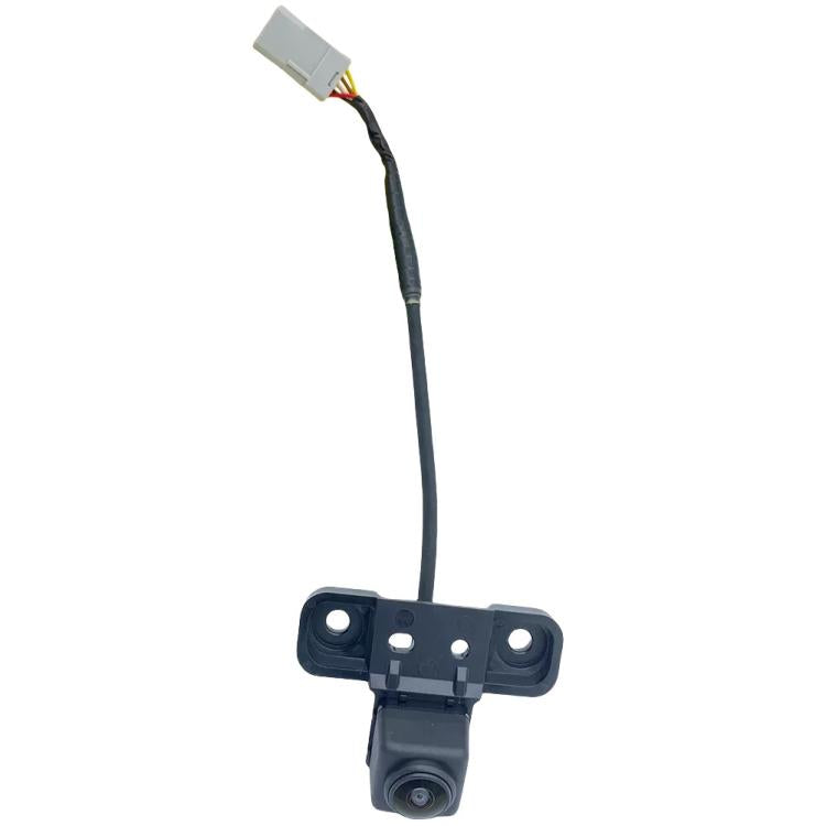 Front parking assist camera module on wiring harness with gray connector plug