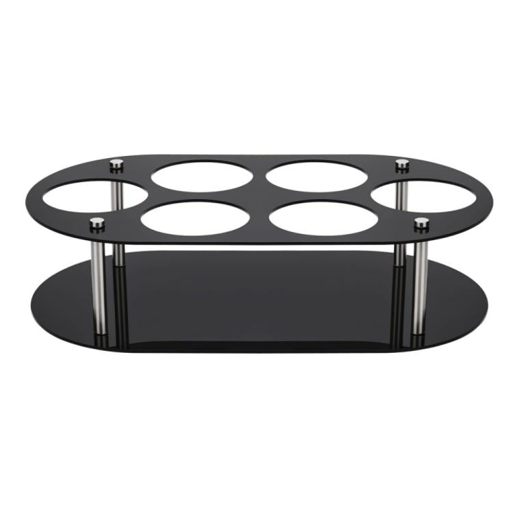 Desktop Water Bottle Storage Stand, YX174 Black, YX174 Transparent