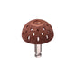 Tire tread grinding head repair tool with round abrasive bowl and vent holes