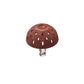 Tire tread grinding head repair tool with round abrasive bowl, vent cutouts, metal base