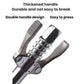 Double-handle grease nozzle pliers with thickened handles and steel pressure head