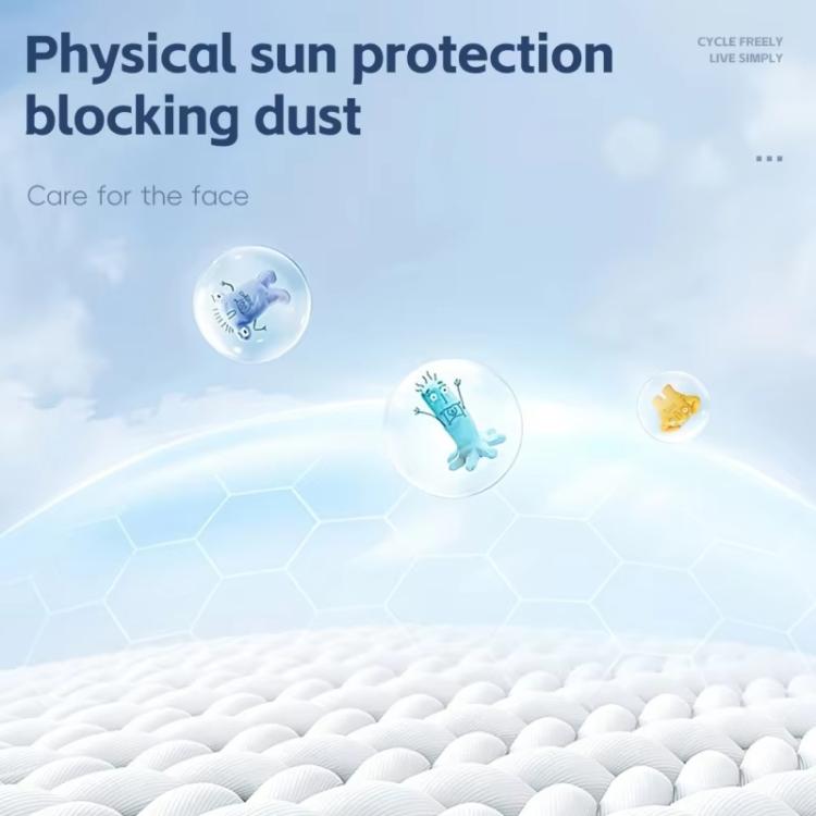 Dust-blocking breathable hex-pattern fabric for face mask design