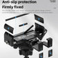 Anti-slip bike phone mount with grippy padding and reinforced support arms