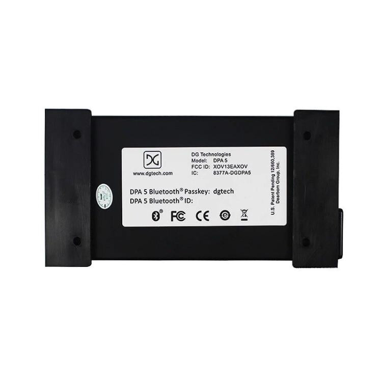 Diesel diagnostic device underside label with Bluetooth and FCC compliance marks