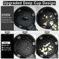 4pcs Anti-squeak Anti-slip Car Coaster With Handle