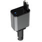 PD30W Car Charger With Retractable Cable, TYPE-C+8 Pin, TYPE-C+TYPE-C, 8 Pin+8 Pin