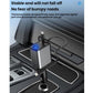 PD30W Car Charger With Retractable Cable, TYPE-C+8 Pin, TYPE-C+TYPE-C, 8 Pin+8 Pin