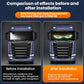 USB Car-mounted Dynamic Demon Eye Car Sticker LED Indicator Light