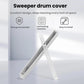 Waste water tank drainage tube with bracket, white plastic perforated strip and hinge