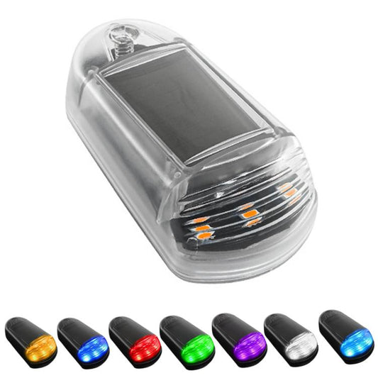Solar-Powered Roof Warning Light LED Roof Strobe Light For Trucks Pickups, Transparent Yellow Light, Transparent White Light, Transparent 7 Colors, Transparent Black Yellow Light, Transparent Black White Light, Transparent Black 7 Colors
