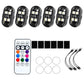 Wireless Remote-Controlled Motorcycle LED Flashing Taillight For Retrofitting, 1 Light, 2 Lights, 4 Lights, 6 Lights, 8 Lights