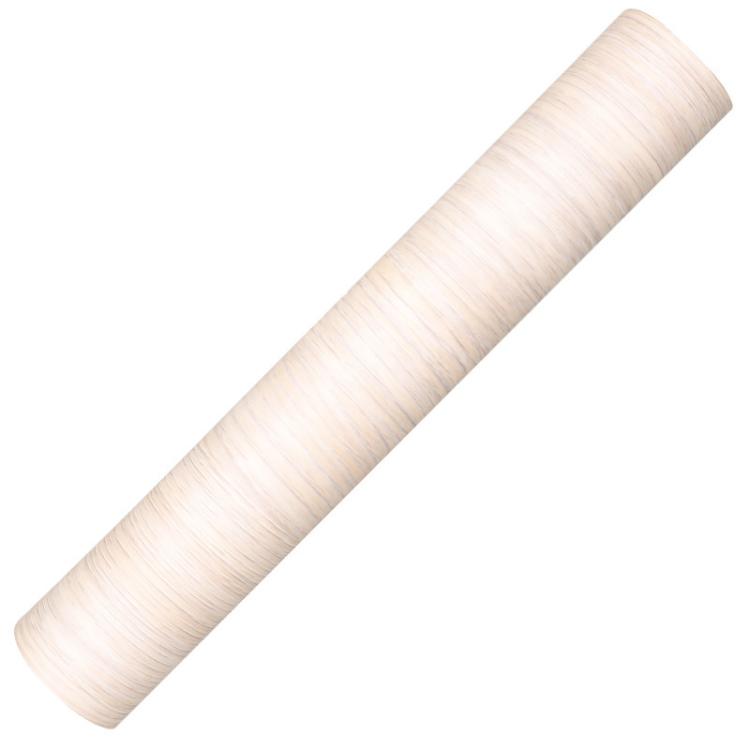 Ivory white wood-grain car interior sticker roll strip with smooth finish