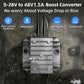 Voltage booster converter module with screw terminal ports and protective casing