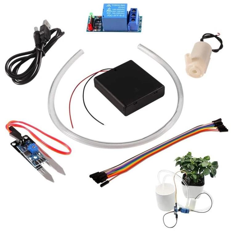 DIY Soil Moisture Detection Automatic Watering Pump Irrigation Kit, 1-Way