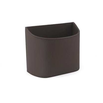 Hanging Leather Car Trash Can Multifunctional Storage Box