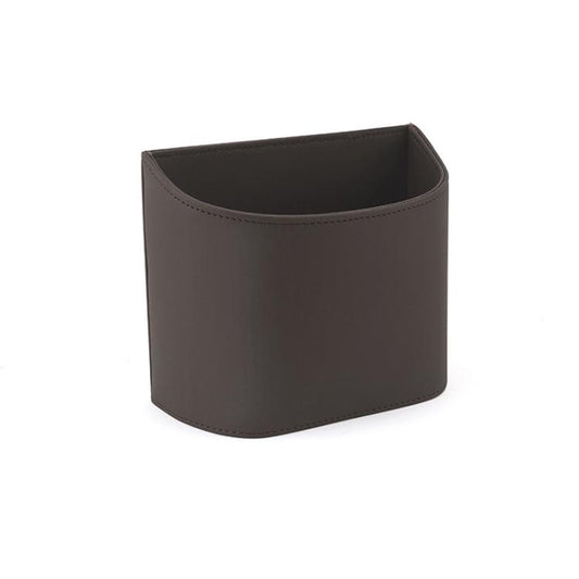Hanging Leather Car Trash Can Multifunctional Storage Box