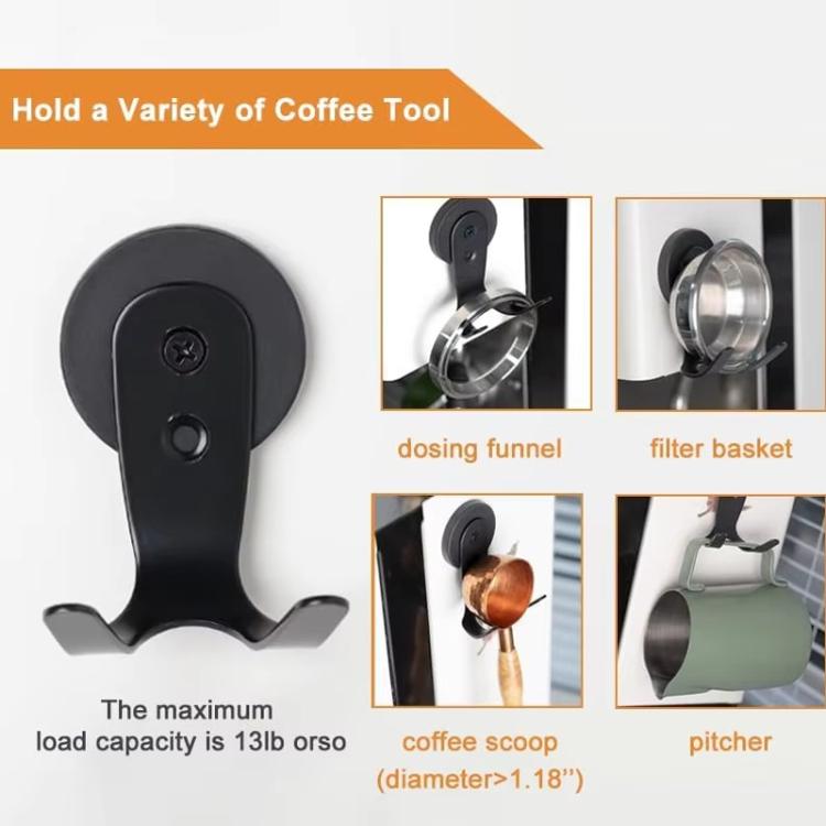 Magnetic Hooks for Ninja ES601 Coffee Machines Coffee Handle Storage Rack
