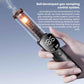 Handheld breath alcohol tester with illuminated sensor window and LCD display