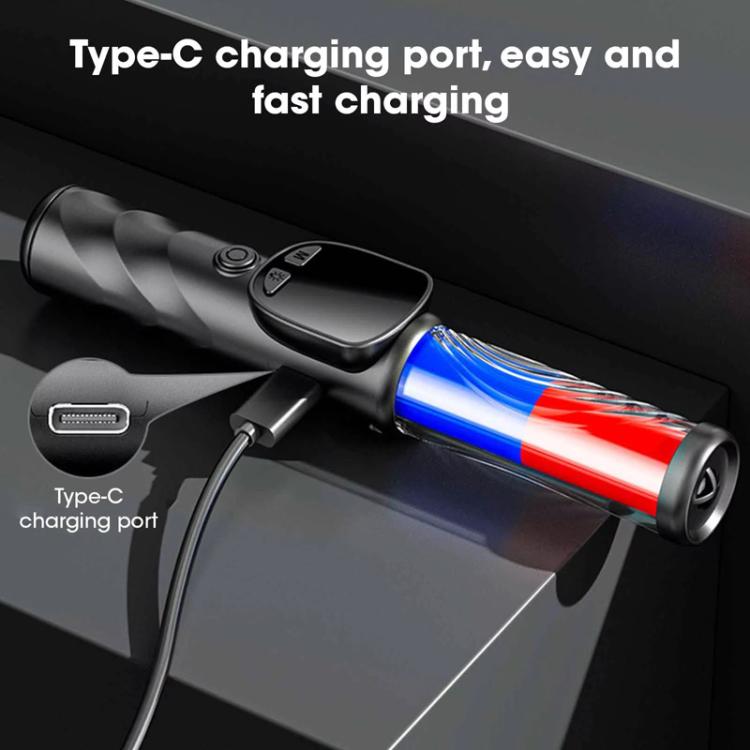 Handheld alcohol tester with Type-C charging port and built-in charging connector