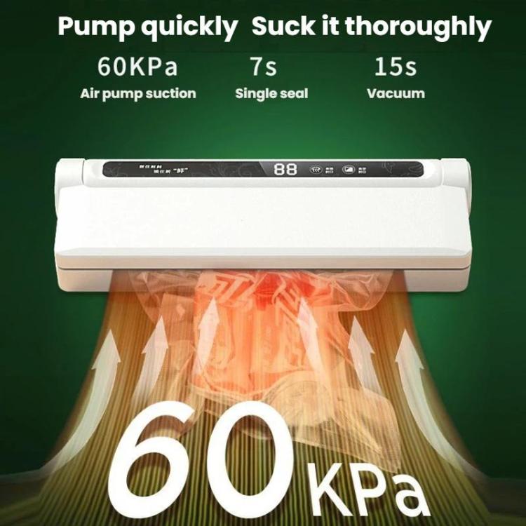 Fully Automatic Vacuum Packaging Machine Sealing Preservation Sealer, US Plug, EU Plug, AU Plug, UK Plug