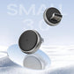 Wireless car adapter module, black puck with silver rim and gray mount
