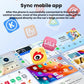 Wireless CarPlay/Android Auto adapter sync mobile app icons on display