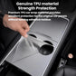 Frosted TPU cupholder protective film applied to a center console panel
