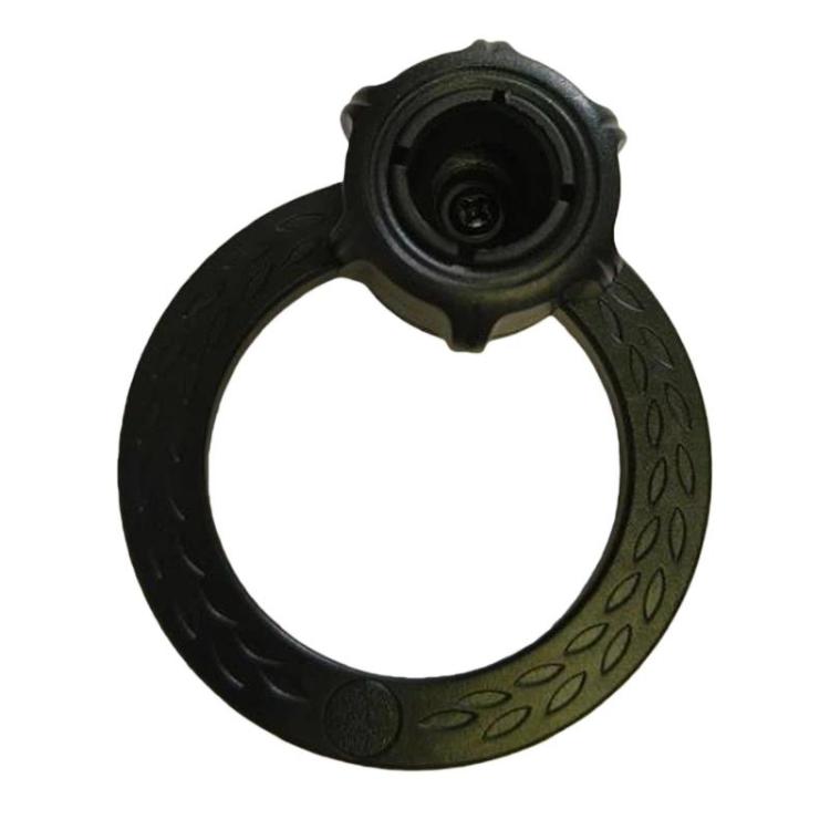 Textured magnetic phone mount ring main body in dark green and black