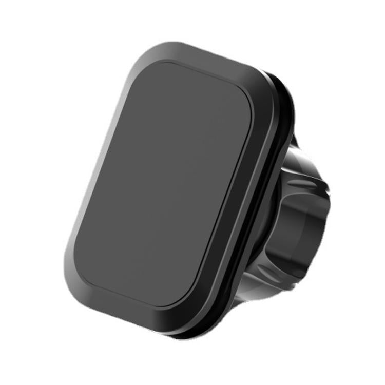 Square magnetic phone mount head with dark rectangular face and side frame