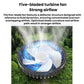 Car Rear USB Silent Three-Speed Adjustable Fan
