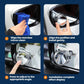 Car Suction Cup Type Wide-angle Reversing Mirror With Rain Guard, Silver, Black, White, Red, Blue