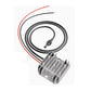DC boost power converter module with attached power cables and aluminum heat sink body