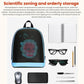 DIY Pattern Backpack With Illuminated LED Display Waterproof Schoolbag