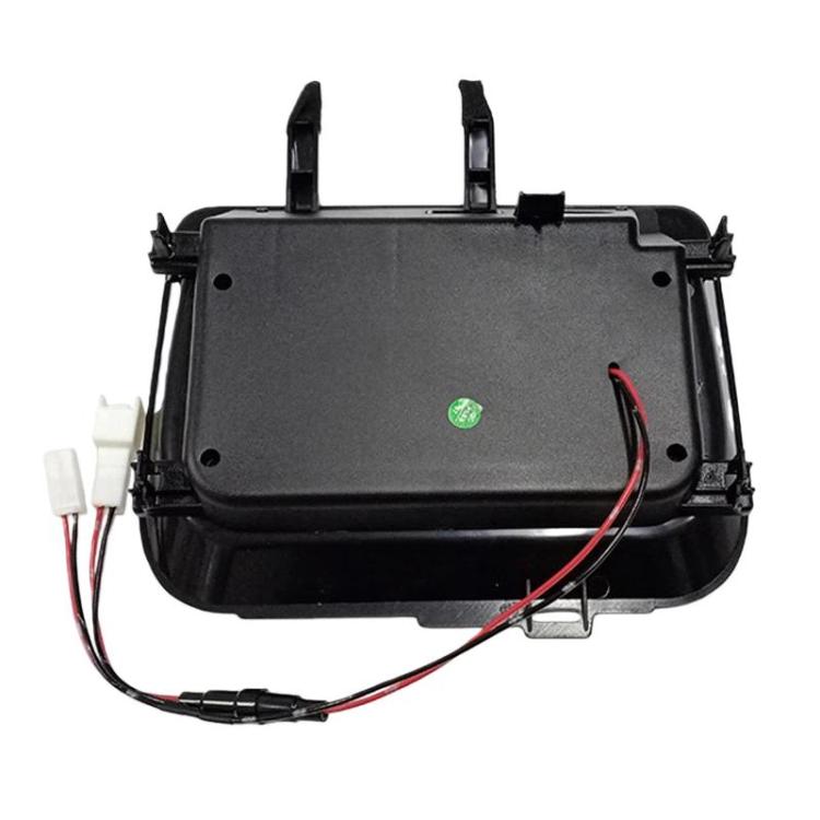Black replacement wireless car charger module with wiring harness and connector terminals