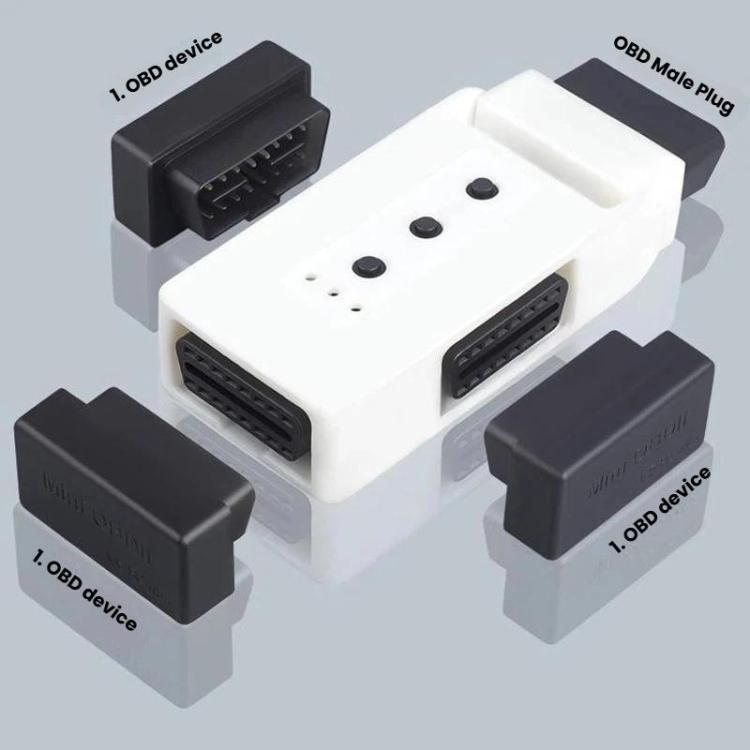 1 To 3 OBD2 Plug With Switch 16-Pin Splitter, 16-Pin Splitter