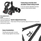 Adjustable bike drink holder showing clamp and installation hardware on frame
