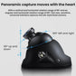 7 inch 4-split Car Display + 4 Light Sensitive 360 Degree Panoramic Reversing Cameras, LED Version, Infrared Version